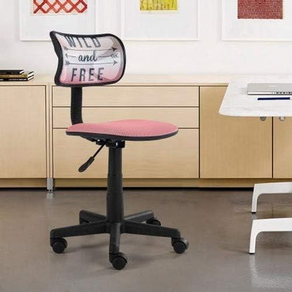 Urban Lifestyle Printed Swivel Mesh Chair, Wild and Free