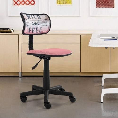 Urban Lifestyle Printed Swivel Mesh Chair, Wild and Free