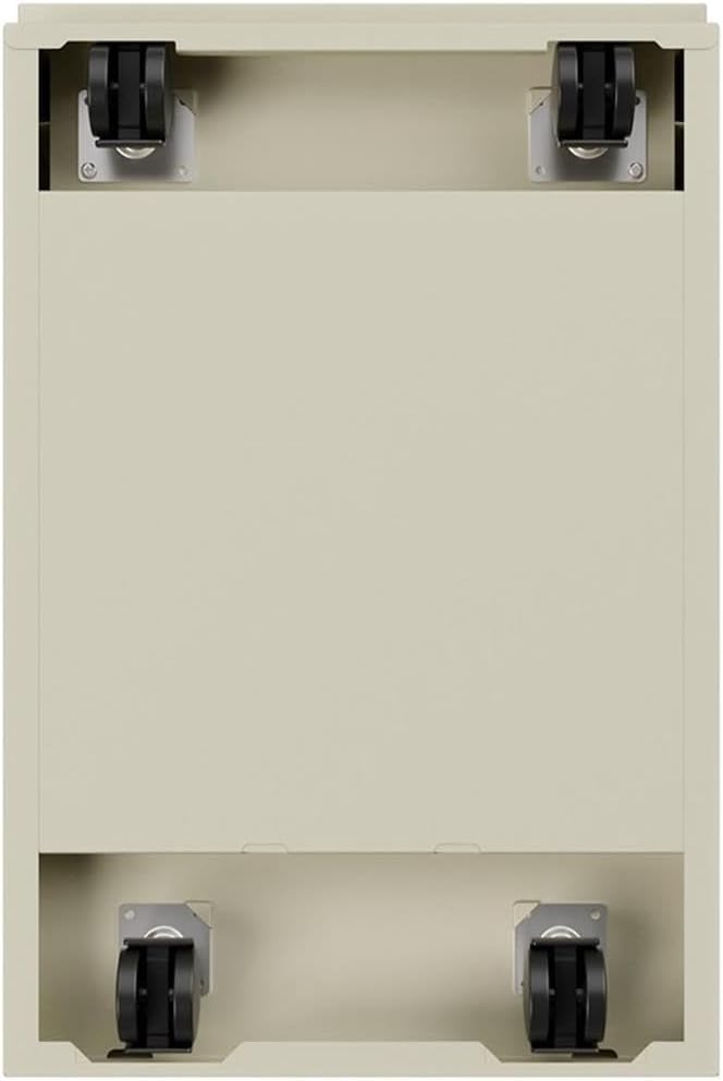 Hirsh 15" W 3 Drawer Desk Pedestal, Putty, Letter 18574-1 Each