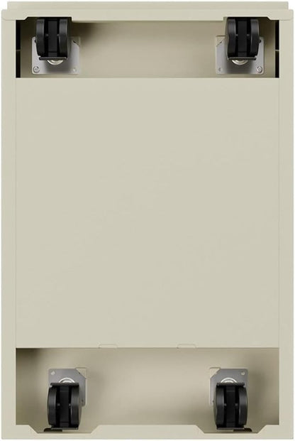 Hirsh 15" W 3 Drawer Desk Pedestal, Putty, Letter 18574-1 Each
