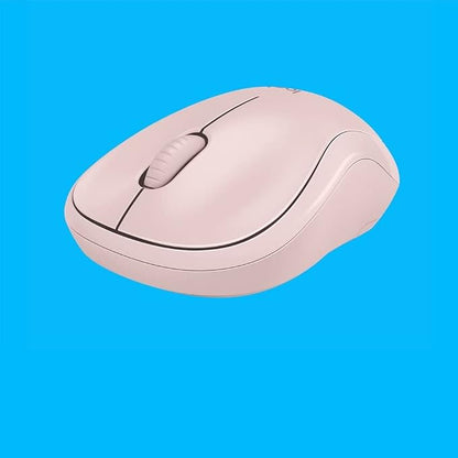 Logitech M220 Silent Wireless Mouse, 2.4 GHz with USB Receiver, 1000 DPI Optical Tracking, 18-Month Battery, Ambidextrous, Compatible with PC, Mac, Laptop - Rose (Renewed)