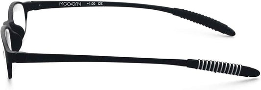 Flexible Plastic 3.75 Diopters Reading Glasses,Lightweight Readers for Men and Women