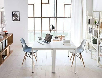 SogesHome 63inches Computer Desk PC Desk Office Desk Workstation for Home Office Use Writing Table, White