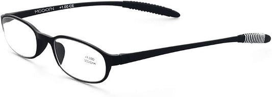 Lightweight Reading Glasses,Flexible(Memory Plastic) Readers, Men and Women