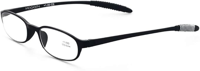 Lightweight Reading Glasses,Flexible(Memory Plastic) Readers, Men and Women