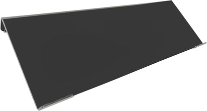 Acrylic Tilted Computer Keyboard Stand for Desk 16.9"x 5.7"-Black | Keyboard Riser with Silicone Anti-Slip Strip Ergonomic Tilted Lift for Comfortable Typing for Office, Home, and School