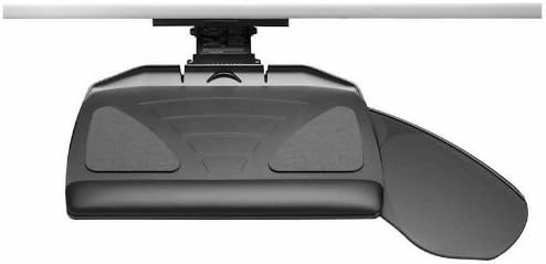 WorkRite 2133-17 Banana-Board Keyboard Tray w/ 17" pin. arm and Track + Mouse Palm Support