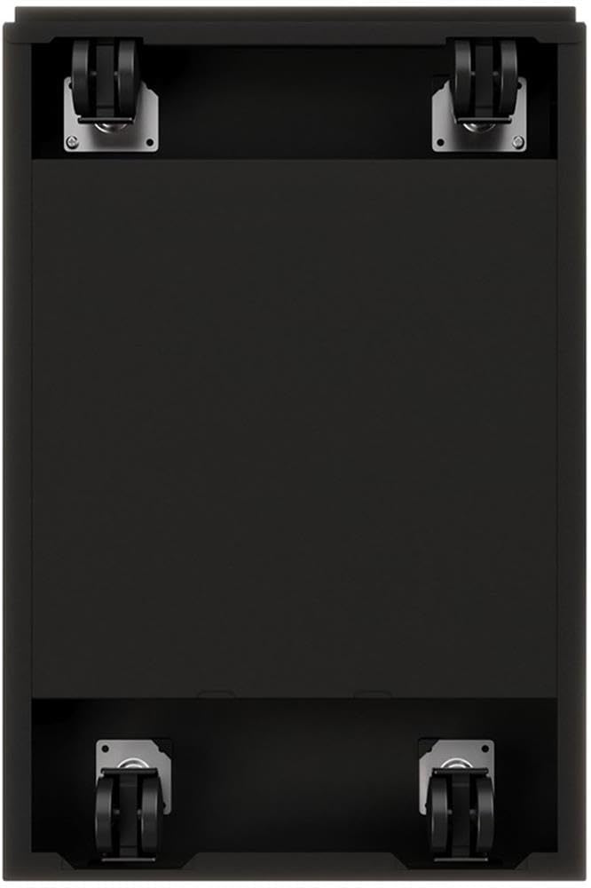 Pemberly Row 2 Drawers 20" Deep Mobile File Cabinet Lockable Pre-Assembled Stationary Letter Size for Home, Office