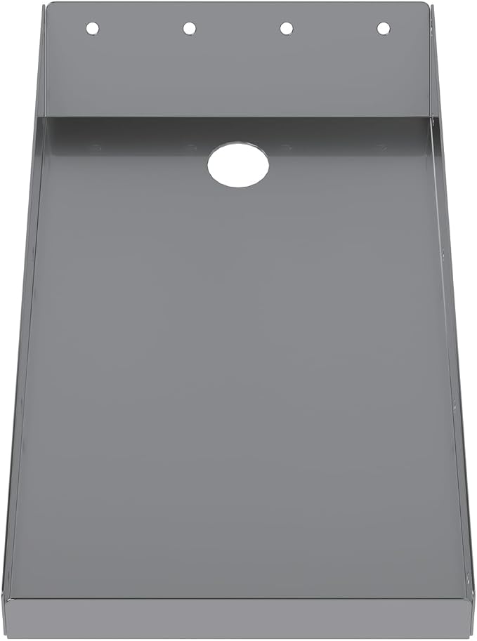 AmGood Stainless Steel Printer Shelf 10 in x 6-1/2 in. x 2 in. | 18-Gauge 430 Stainless Steel, Mounting Screws Included