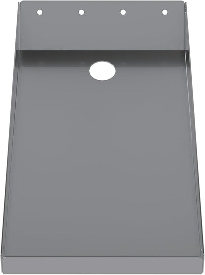 AmGood Stainless Steel Printer Shelf 10 in x 6-1/2 in. x 2 in. | 18-Gauge 430 Stainless Steel, Mounting Screws Included