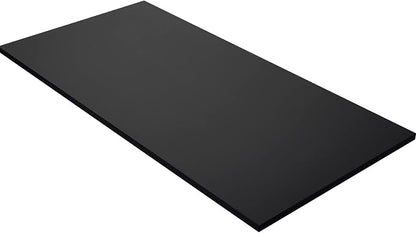 Kaboon 43x24 inches Tabletop, Solid One-Piece Desktop for Sit Stand Desk, Double Desks, L Desk DIY,Wood Countertop Home or Commercial Use,1 inch Thick, Black, 23.62" D x 43" W