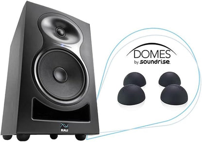 Soundrise DOMES Isolation Pads - Sound Dampening & Anti-Vibration Silicone Feet - Audio Isolation Feet for Subwoofers, Speakers & Turntables - Peel & Stick, Durable Class-A Silicone, Non-Slip (4-Pack)