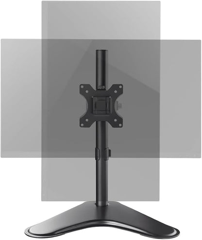 Amer EZSTAND Monitor Free-Standing Desk Stand for 1 Screen up to 32 inches Heavy-Duty Fully Adjustable with Max VESA 100x100mm