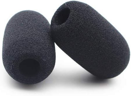 6 Pack Microphone Windscreens, Dense Mic Foam Covers Windshields for Lightspeed Astro A50s David Clark Aviation Headsets