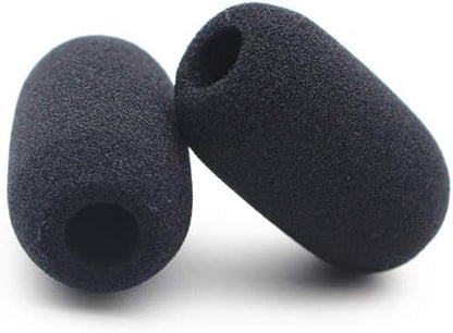 6 Pack Microphone Windscreens, Dense Mic Foam Covers Windshields for Lightspeed Astro A50s David Clark Aviation Headsets