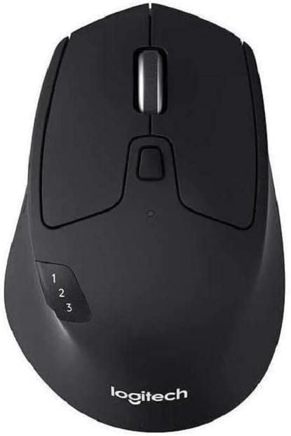 Logitech M720 Precision Pro Wireless & Bluetooth Mouse, 1000 DPI Optical Mouse, Hyper-Fast Scrolling Dual-Connectivity for Multi-Devices 910-005592 (Renewed)