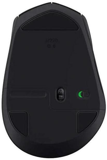 Logitech M720 Precision Pro Wireless & Bluetooth Mouse, 1000 DPI Optical Mouse, Hyper-Fast Scrolling Dual-Connectivity for Multi-Devices 910-005592 (Renewed)