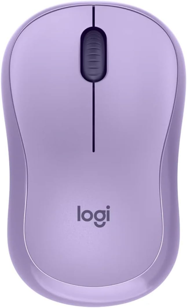 Logitech Silent Wireless Mouse, Purple (Renewed)
