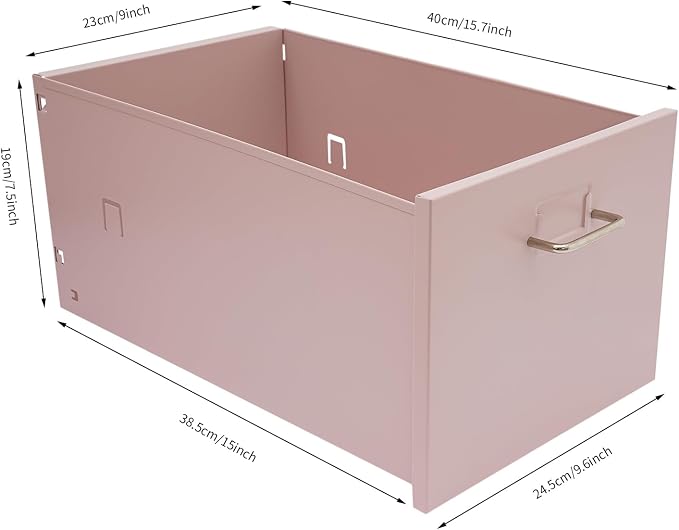 3 Drawers File Cabinet Locking Vertical File Cabinet Under Desk Small File Cabinet with Wheels for Home Office (Pink)