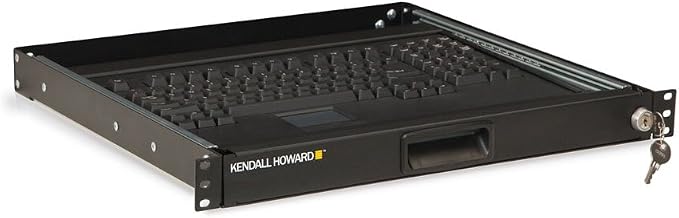 Kendall Howard 1U Rackmount 2-Post Keyboard Tray