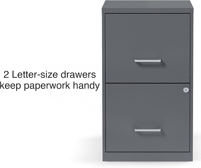 Staples Vertical File Cabinet for Letter/Legal Files, 2-Drawer