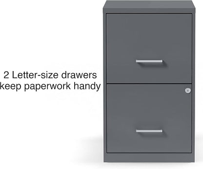 Staples Vertical File Cabinet for Letter/Legal Files, 2-Drawer