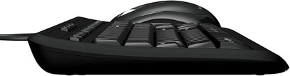 Incase Wired Desktop 600 Keyboard & Mouse Combo – Designed by Microsoft – Four Hot Keys, Spill-Resistant Keyboard, Quiet-Touch Keys, Optical Mouse, Left/Right Mouse with 800 DPI Sensor – Black