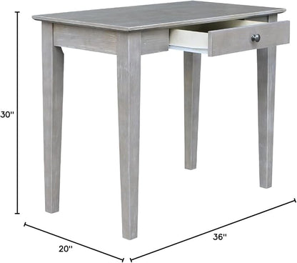 International Concepts Writing Desk, Washed Gray Taupe