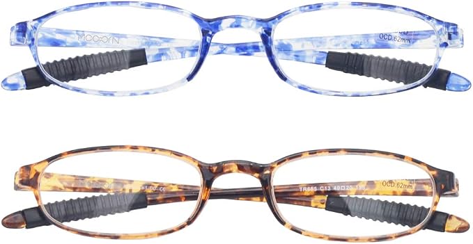 Lightweight Reading Glasses,Flexible Plastic Unbreakable reader for Men Women