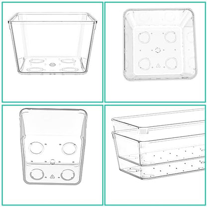 45P Clear drawer organizers