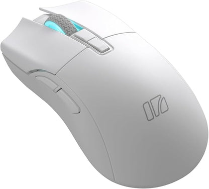 i-rocks iRocks IRM31R RGB Backlight, Wireless Lightweight Gaming Mouse, Tri-Mode Connection, Kailh GM8.0 Mouse Switches, Advanced PixArt PAW3395 Optical Sensor, Resolution Up to 26,000 DPI - White