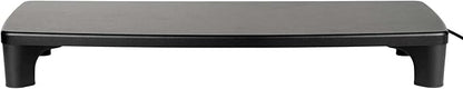 3M Adjustable Monitor Stand with 4-Port USB Hub, Black, Great for Computer Monitors, Laptops, TVs, Speakers, Printers and More