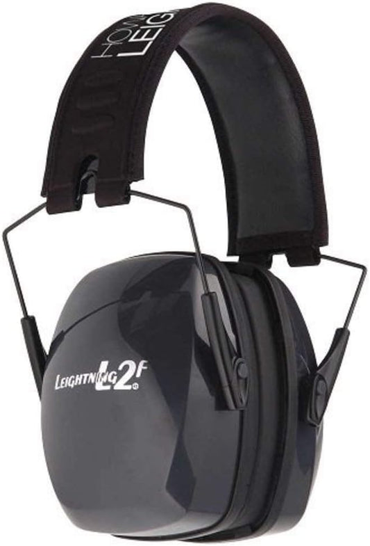 Howard Leight by Honeywell Leightning L2F Folding Slim Shooting Earmuff (R-01525) Black/Gray Large