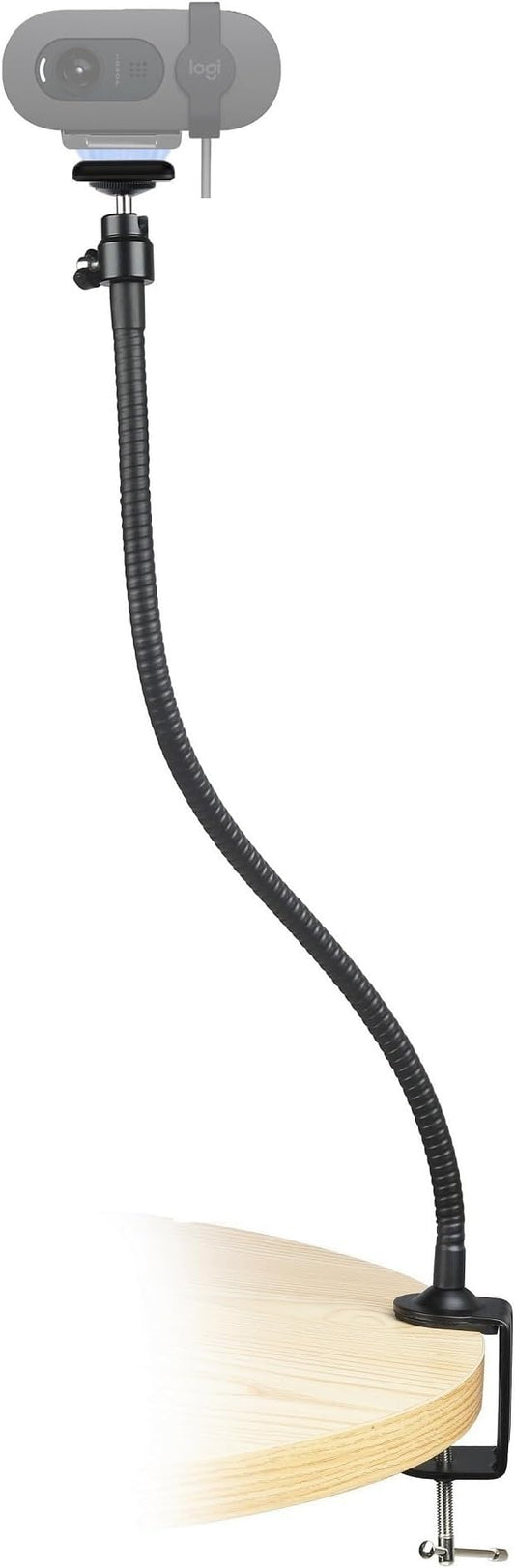 Brio 101 Webcam Stand, Magnetic Webcam Clamp Mount Holder Compatible with Logitech Brio 101 100/Brio 301 300/Brio 501 500/Brio 4K/C270/C310 webcams