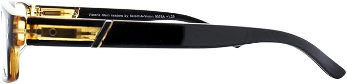 SAV Eyewear (Select-A-Vision) Victoria Klein Fashion Round Reading Glasses 9076 Brown, 1.75