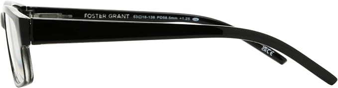 Foster Grant Men's Sloan Square Reading Glasses