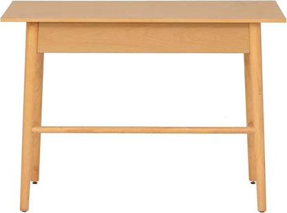 Linon Melissa Natural Wooden One Drawer Writing Desk