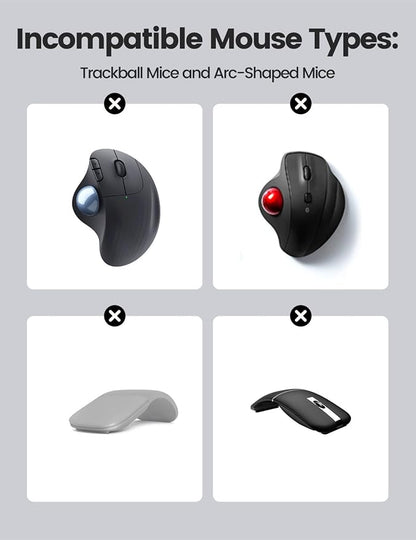 Vaydeer Undetectable Mouse Mover, Air 3 Mouse Jiggler with Adjustable Timer | Ultra-Slim Design, 4 Adjustable Intervals, Quiet Driver-Free Setup
