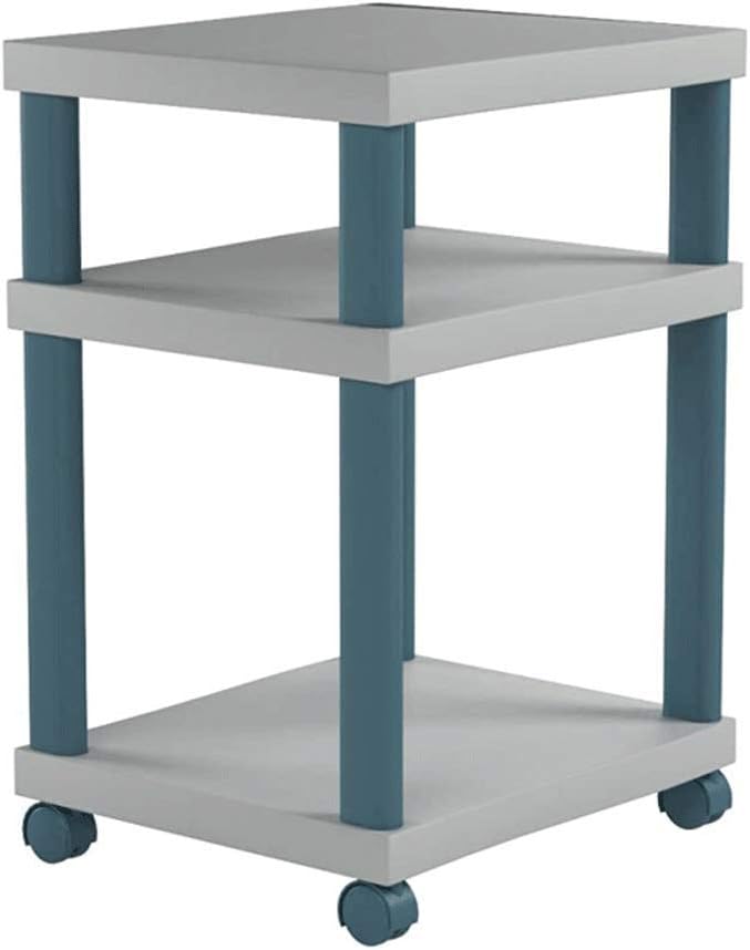 Safco Products 1860GR Wave Desk Side Printer Machine Stand, Light Gray