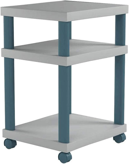 Safco Products 1860GR Wave Desk Side Printer Machine Stand, Light Gray