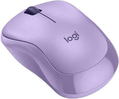 Logitech Silent Wireless Mouse, Purple (Renewed)