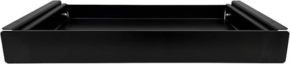 19 inch Slim Under Desk Pull-Out Storage Office Mounted Sliding Metal Drawer for Standing Desk,Black
