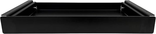 19 inch Slim Under Desk Pull-Out Storage Office Mounted Sliding Metal Drawer for Standing Desk,Black