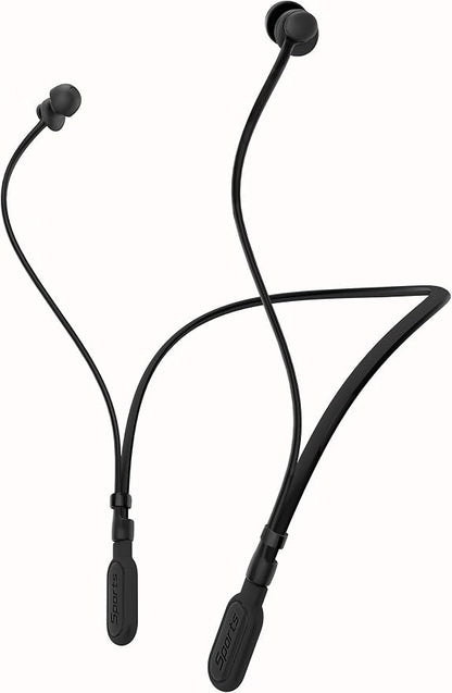 HALLEAST Earplugs for Concert, Noise Reduction, Hearing Protection, with Removable Ear Plug Lanyard, Safety Connector Cord Strap Neckband – SNR 26dB, NRR 14dB, Black Plug + Black Tip