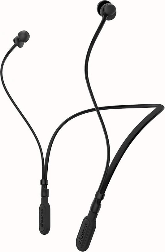 HALLEAST Earplugs for Concert, Noise Reduction, Hearing Protection, with Removable Ear Plug Lanyard, Safety Connector Cord Strap Neckband – SNR 26dB, NRR 14dB, Black Plug + Black Tip