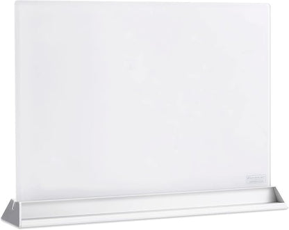 Audio-Visual Direct Magnetic Desktop Memo White Board Planner for Reception & Office (Divider, White)