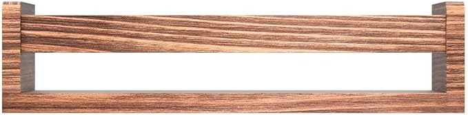 NATURE SUPPLIES Set of 3, 16.4". Nursery Book Shelves, Solid Wood for Books, Toys, Decor, Wall Bookshelf for Kids Bedroom, Floating Shelf, Stylish and Functional Storage Solution, Brown