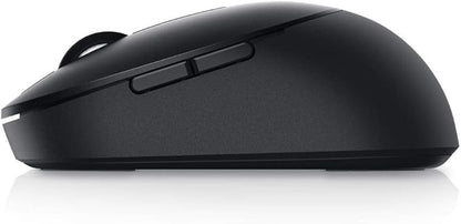 Dell MS5120W Mobile Pro Wireless Mouse – Wireless 2.4GHz, Bluetooth 5.0, Microsoft Swift Pair/Dell Pair (Windows 10 & 11 only), Optical LED Sensor - Gray