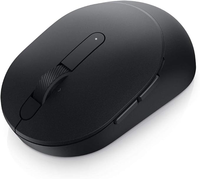 Dell MS5120W Mobile Pro Wireless Mouse – Wireless 2.4GHz, Bluetooth 5.0, Microsoft Swift Pair/Dell Pair (Windows 10 & 11 only), Optical LED Sensor - Black