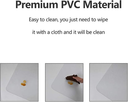 Office Chair Mat, 60"x 46" Office Chair Mat for Hardwood Floor, Floor Mat for Office Chair, Clear Desk Chair Floor Mat for Computer Desk